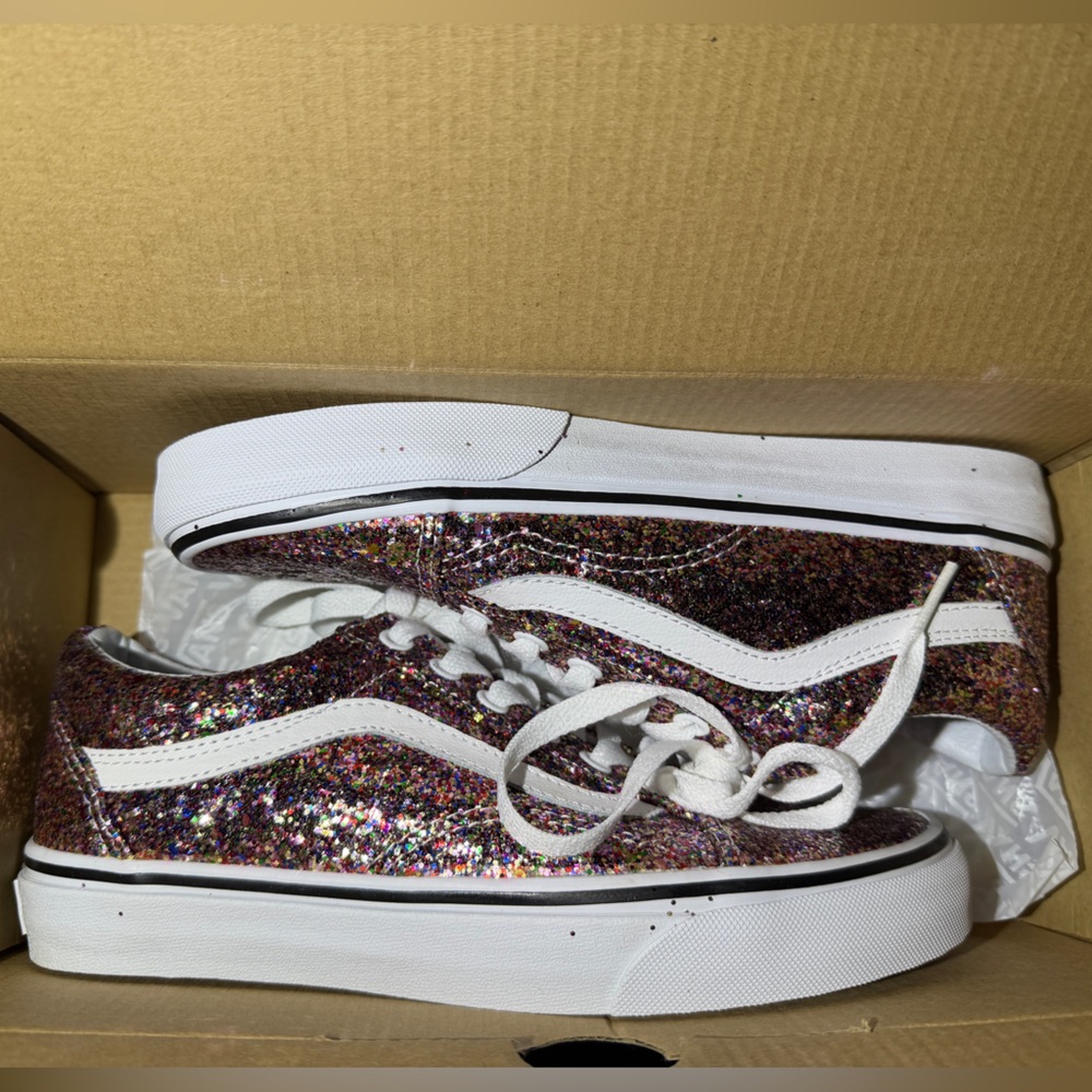 Vans Old Skool Chunky Glitter Sneakers - Picture 3 of 5